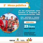 Alcaldía de Popayán convoca a la segunda mesa pública del Plan de Alimentación Escolar – PAE