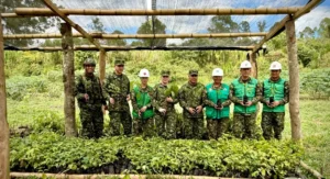 El Ejército Nacional lidera la reforestación en el suroccidente de Colombia