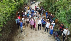 Minga comunitaria en Morales, Cauca, para recuperar vías de acceso a veredas