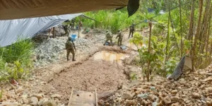Intervención a minería ilegal en Santander de Quilichao, Cauca, dejó 11 capturados por daños al río Quinamayó