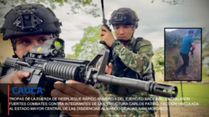 Combates en El Tambo Cauca, dejan dos guerrilleros muertos, un militar y una civil heridos