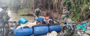 Golpe a las finanzas de las disidencias con operativo que afecta en más de $2200 millones mensuales de la minería ilegal en Cauca