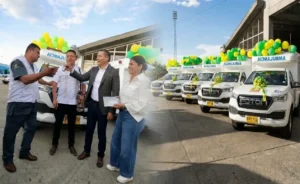 Gobernación del Cauca entregó cinco nuevas ambulancias para municipios prioritarios
