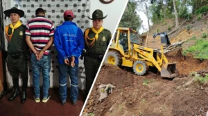 Dos personas sorprendidas con maquinaria amarilla en predio oficial afrontan proceso judicial por delito ambiental y de urbanización